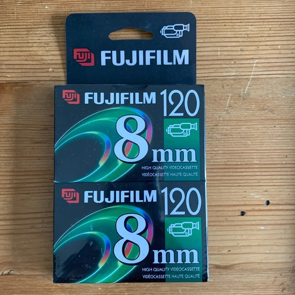 SEALED Fujifilm 8mm Videocassette 2 pack